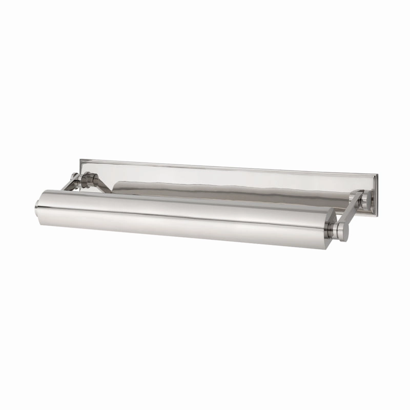 Merrick Three Light Picture Light Polished Nickel Contemporary Wall Lights outlet