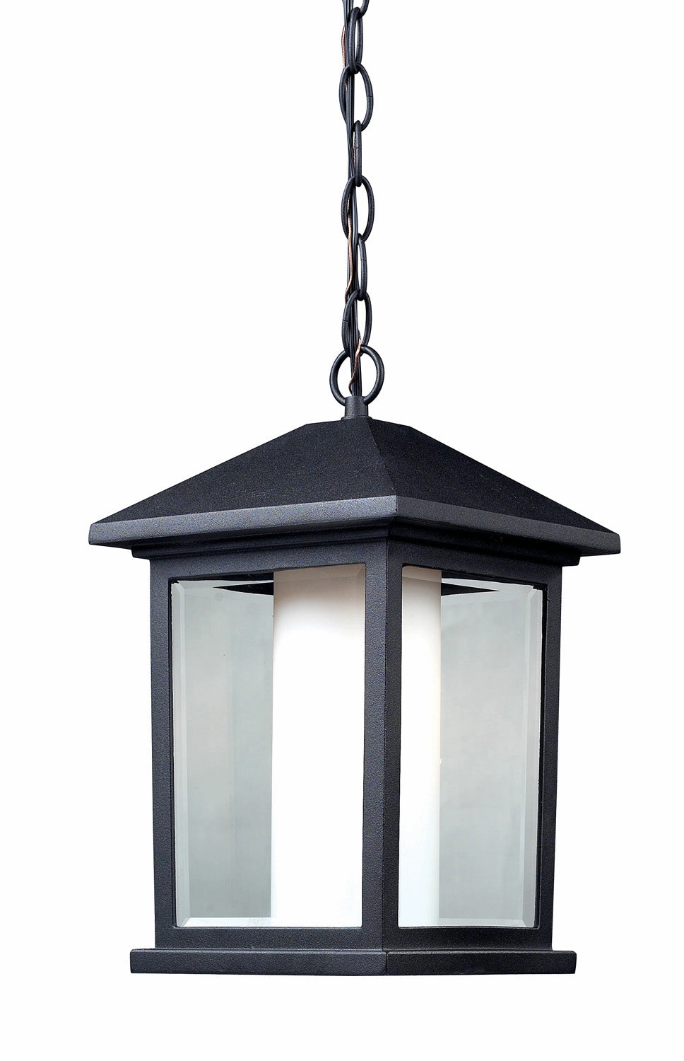 Mesa One Light Outdoor Chain Mount Ceiling Fixture Black Outdoor Hanging Lights Lighting best seller
