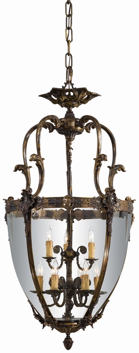 Metropolitan Nine Light Pendant Oxide Brass Ceiling Lights Lighting discount price