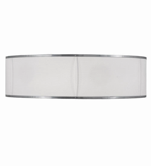 Meyda Tiffany Lighting 169152 Cilindro Six Light Flushmount Ceiling Light Chrome