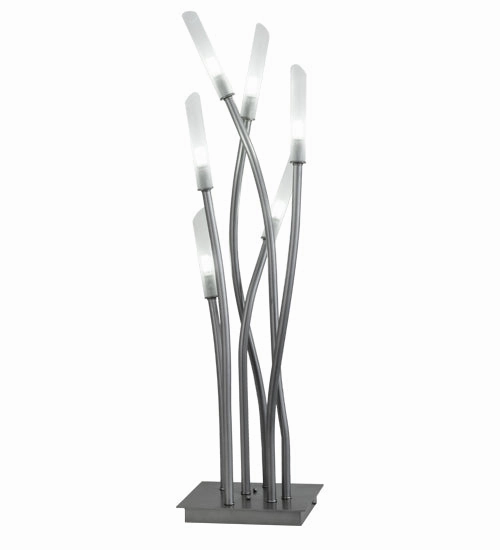 Meyda Tiffany Lighting 191046 Titicaca Led Table Lamp Lamp Pewter, Nickel, Silver