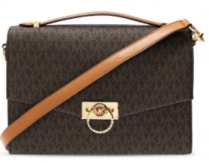 Michael Kors BROWN ??Hendrix?? shoulder bag