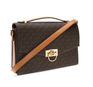 Michael Kors BROWN ??Hendrix?? shoulder bag