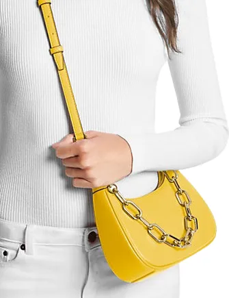 Michael Michael Kors Cora Medium Pebbled Leather Shoulder Bag