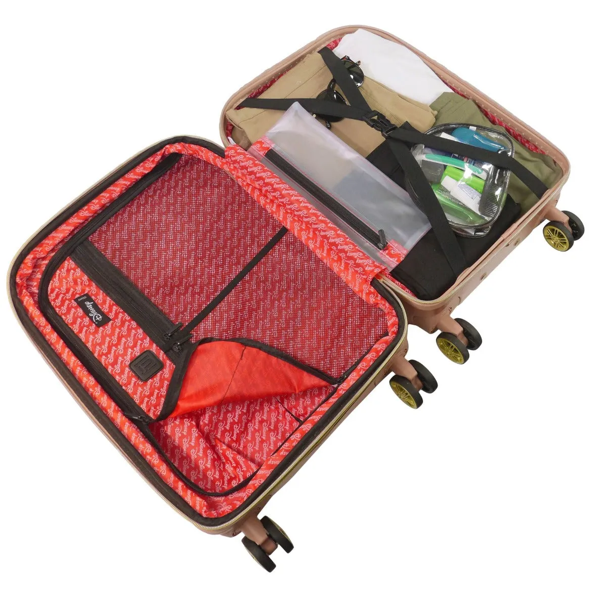Mickey Mouse Rolling Luggage FL Disney Luggage 26" Black