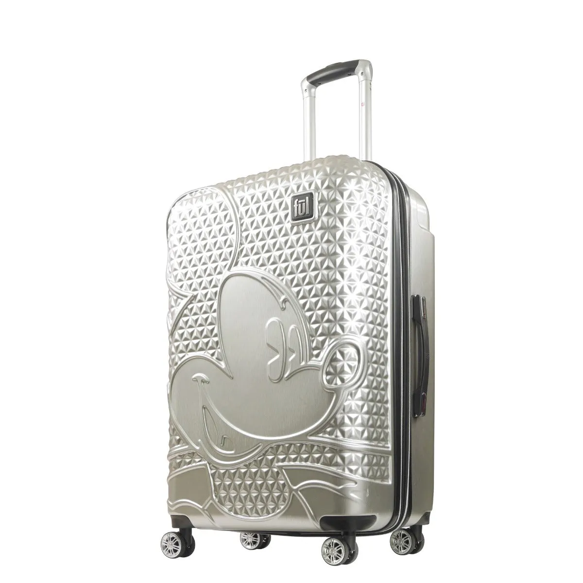 Mickey Mouse Rolling Luggage FL Disney Suitcase 30" Silver