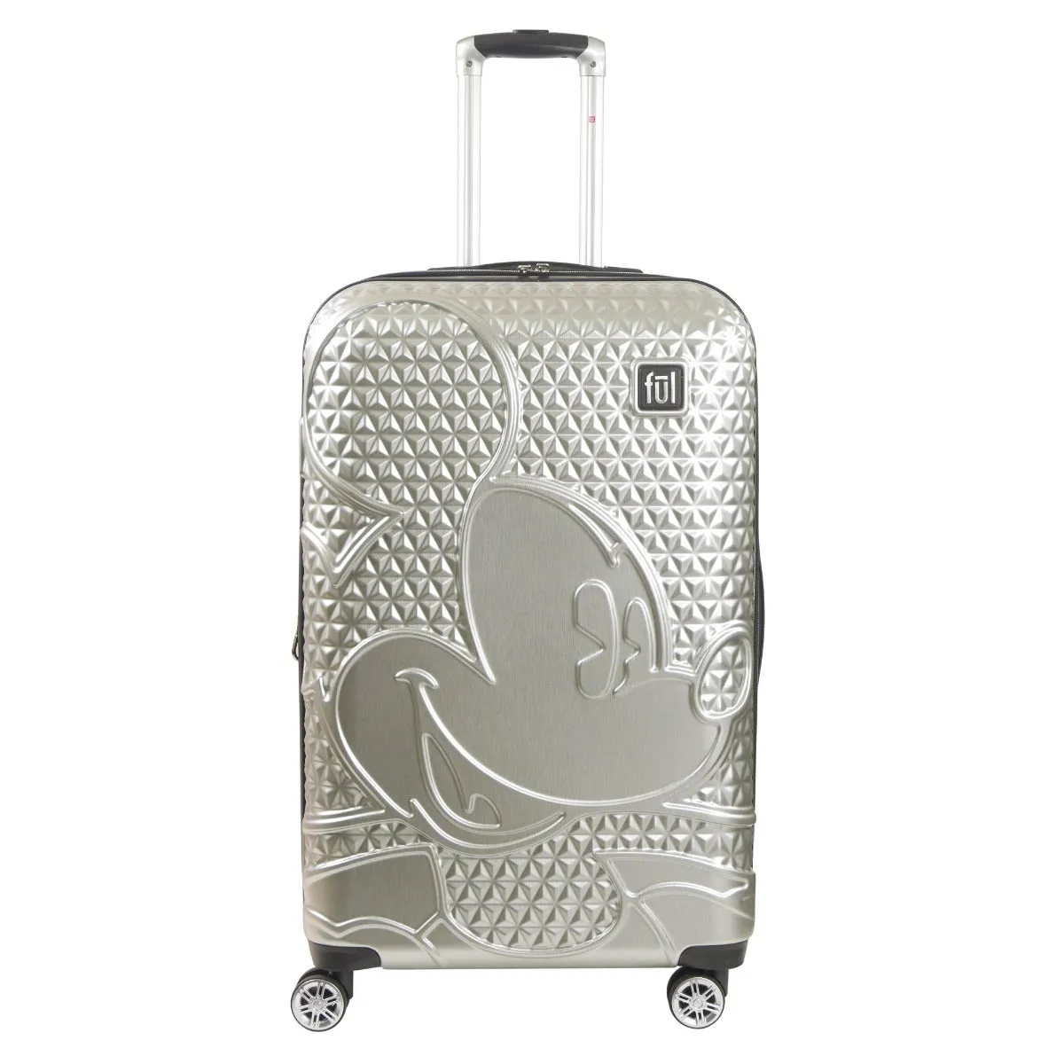 Mickey Mouse Rolling Luggage FL Disney Suitcase 30" Silver