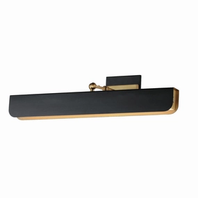 Miles LED Wall Sconce Black / Natural Aged Brass Wall Lights for patio sale