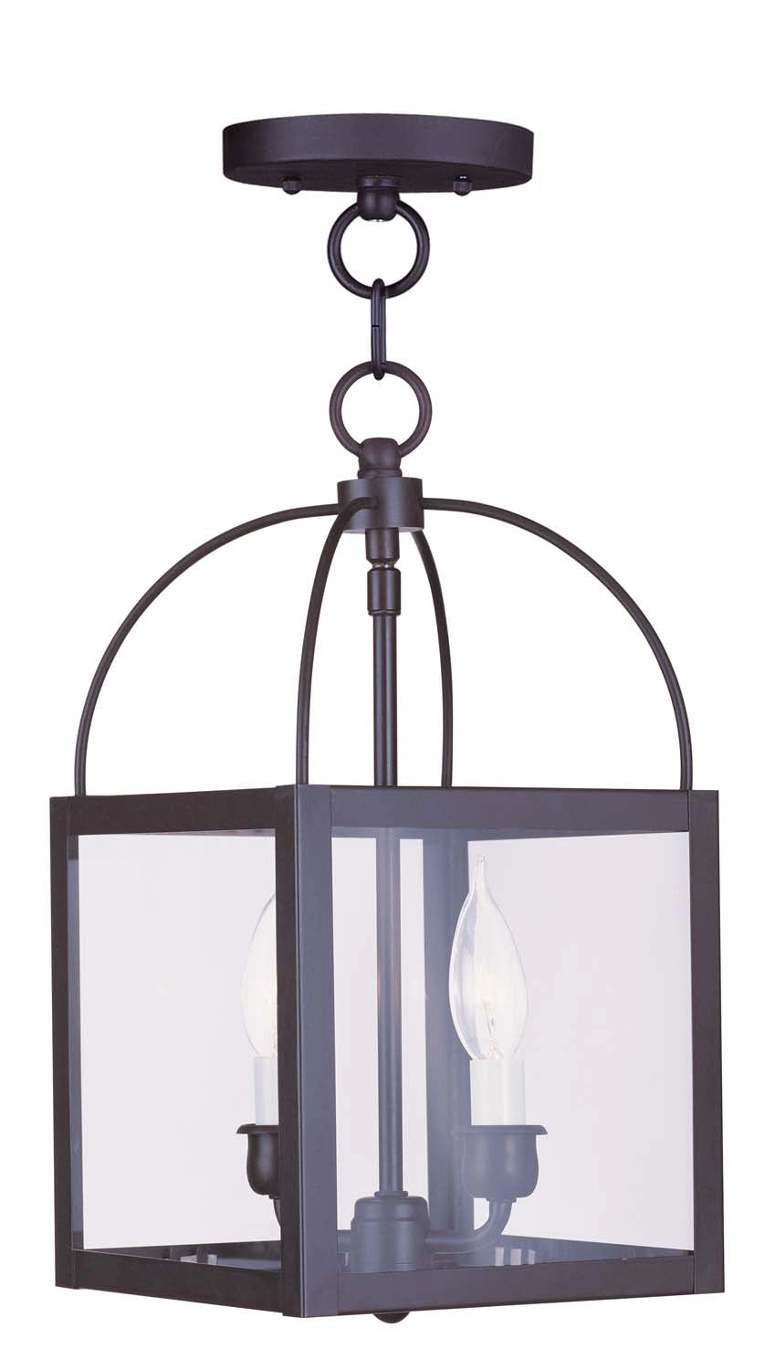 Milford Two Light Mini Pendant/Ceiling Mount Bronze Ceiling Lights Lighting discount price