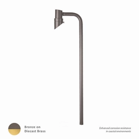 Mini Path LED Path Light Bronze On Brass Outdoor Path Lights Lighting buy now