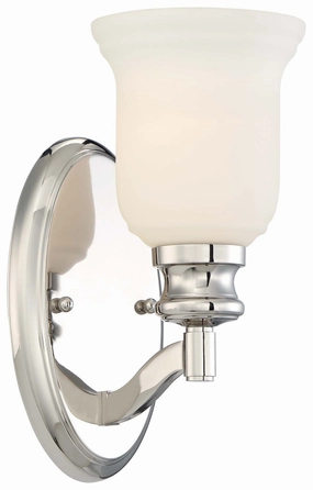 Minka Lavery Audreys Point One Light Bath in Polished Nickel Stylish Wall Lights offers