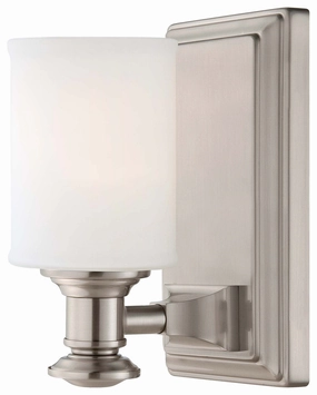 Minka Lavery Harbour Point One Light Bath in Brushed Nickel Stylish Wall Lights offers