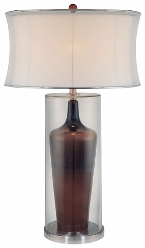 Minka-Lavery Lighting 10513-0  One Light Table Lamp Lamp Bronze / Dark Sale on Modern Lamps