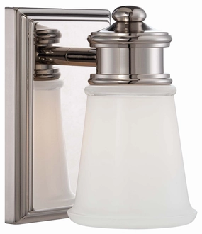 Minka Lavery One Light Bath in Polished Nickel Stylish Wall Lights offers