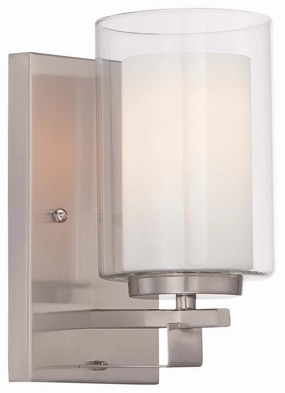 Minka Lavery Parsons Studio One Light Bath Bar in Brushed Nickel Stylish Wall Lights offers