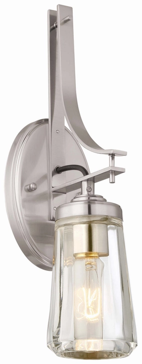 Minka Lavery Poleis One Light Bath in Brushed Nickel Stylish Wall Lights offers