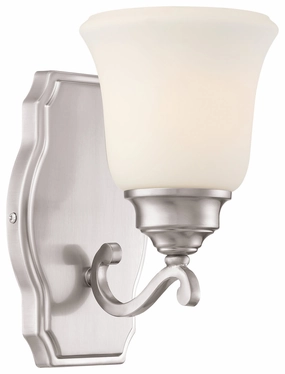 Minka Lavery Savannah Row One Light Bath in Brushed Nickel Stylish Wall Lights offers