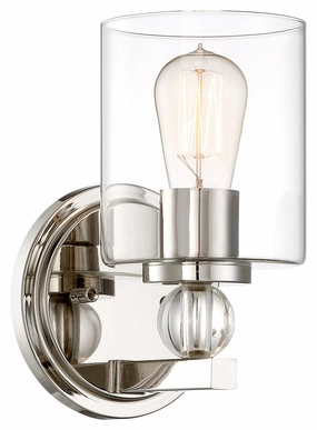 Minka Lavery Studio 5 One Light Bath in Polished Nickel Stylish Wall Lights offers