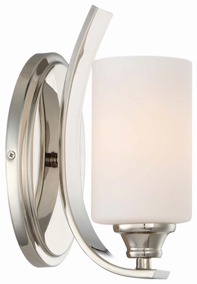 Minka Lavery Tilbury One Light Bath in Polished Nickel Stylish Wall Lights offers