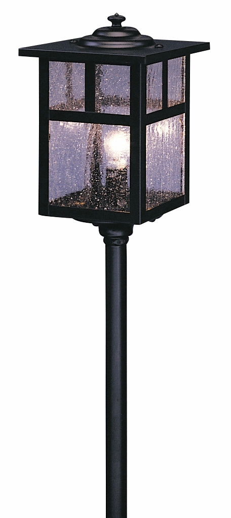 Mission One Light Landscape Satin Black Outdoor Path Lights Lighting buy now