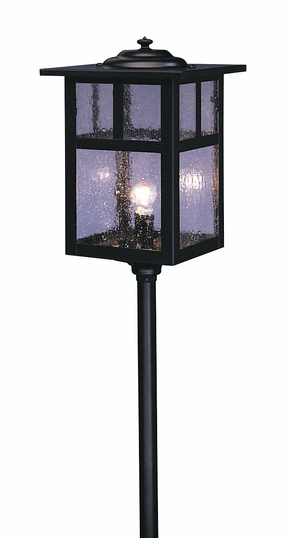 Mission One Light Landscape Satin Black Outdoor Path Lights Lighting buy now