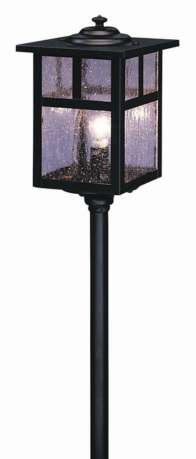 Mission One Light Landscape Satin Black Outdoor Path Lights Lighting buy now