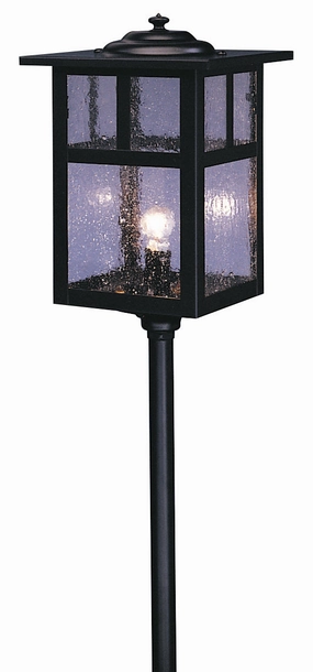 Mission One Light Landscape Satin Black Outdoor Path Lights Lighting buy now