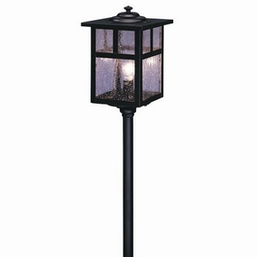 Mission One Light Landscape Satin Black Outdoor Path Lights Lighting buy now
