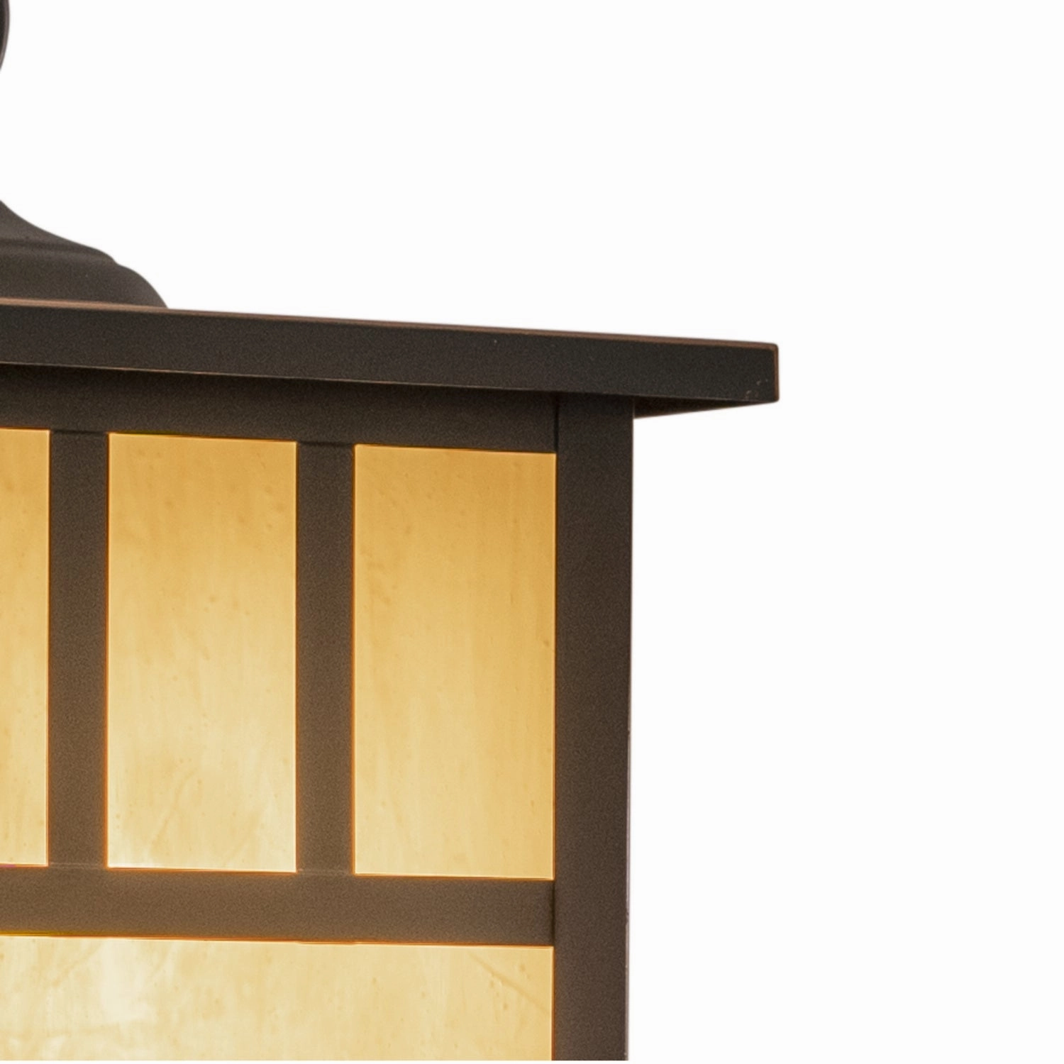 Mission One Light Outdoor Pendant Burnished Bronze Garden Hanging Lights promo