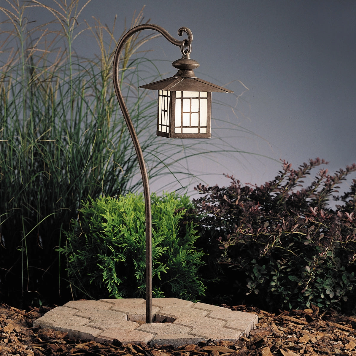 Mission One Light Path & Spread Patina Bronze Outdoor Path Lights Lighting buy now