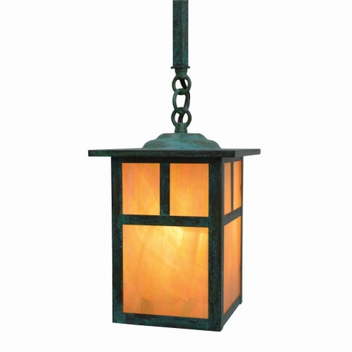 Mission One Light Pendant Verdigris Patina Outdoor Hanging Lights Lighting bundle deal