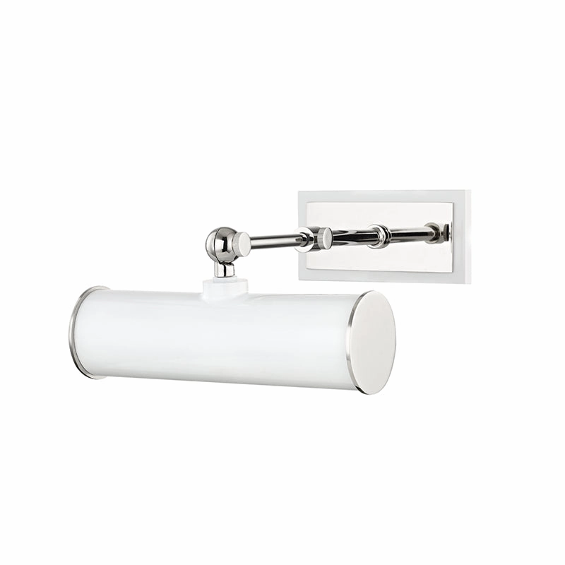 Mitzi Lighting HL263201-PN/WH Holly Home Decor Polished Nickel/White Cheap Wall Lighting deals