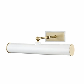 Mitzi Lighting HL263202-AGB/WH  Holly Home Decor Aged Brass/Soft Off White Cheap Wall Lighting deals