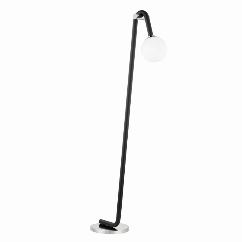 Mitzi Lighting HL382401-PN/BK Modern Whit Lamp Polished Nickel/Black Buy Lamps cheap online