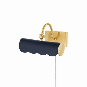 Mitzi Lighting HL762101S-AGB/SNY  Fifi Home Decor Aged Brass Cheap Wall Lighting deals