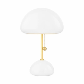 Mitzi Lighting HL813201-AGB Modern Cortney Lamp Aged Brass Sale on Modern Lamps