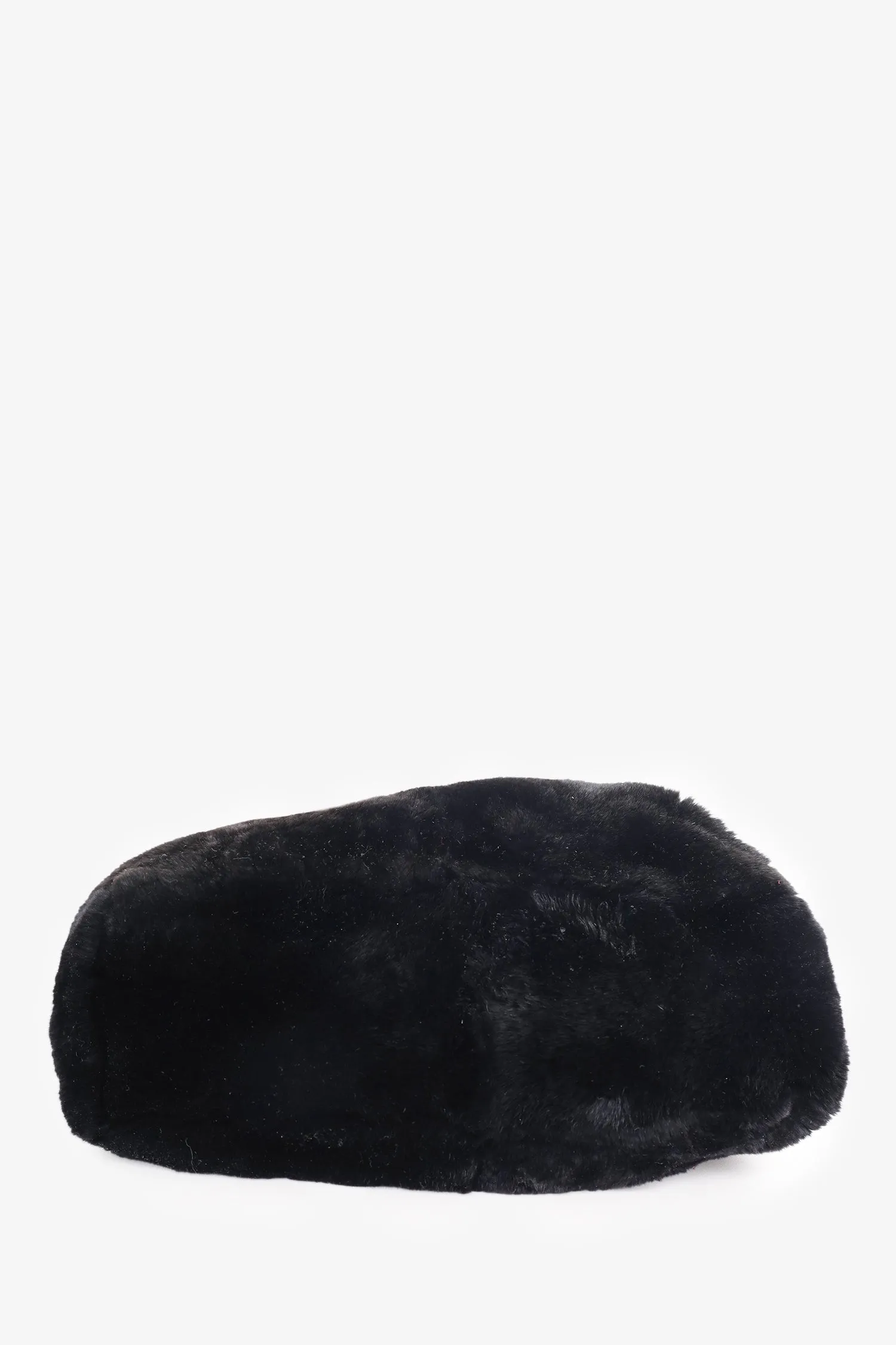 Miu Miu Black Fur Shoulder Bag