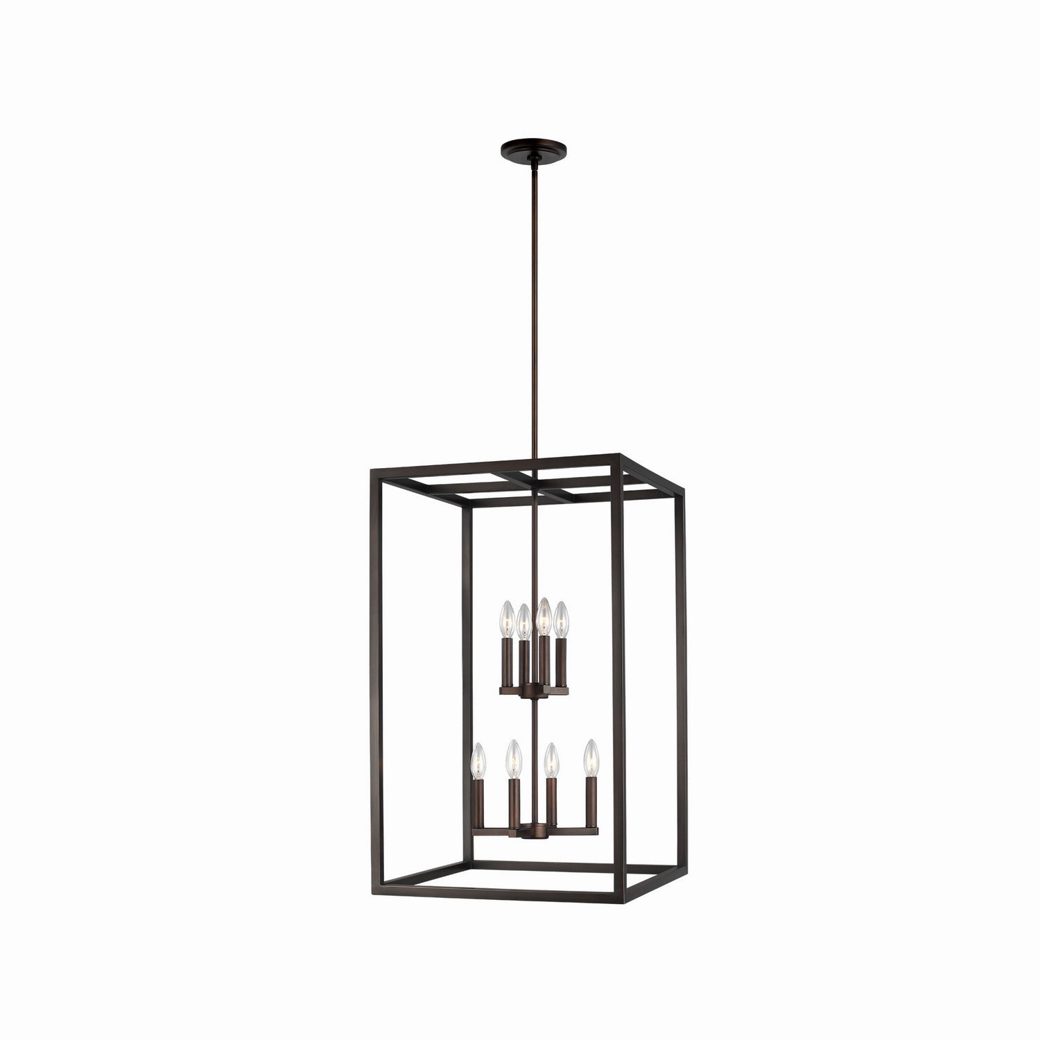 Moffet Street Eight Light Hall / Foyer Pendant Bronze Ceiling Lights Lighting free shipping