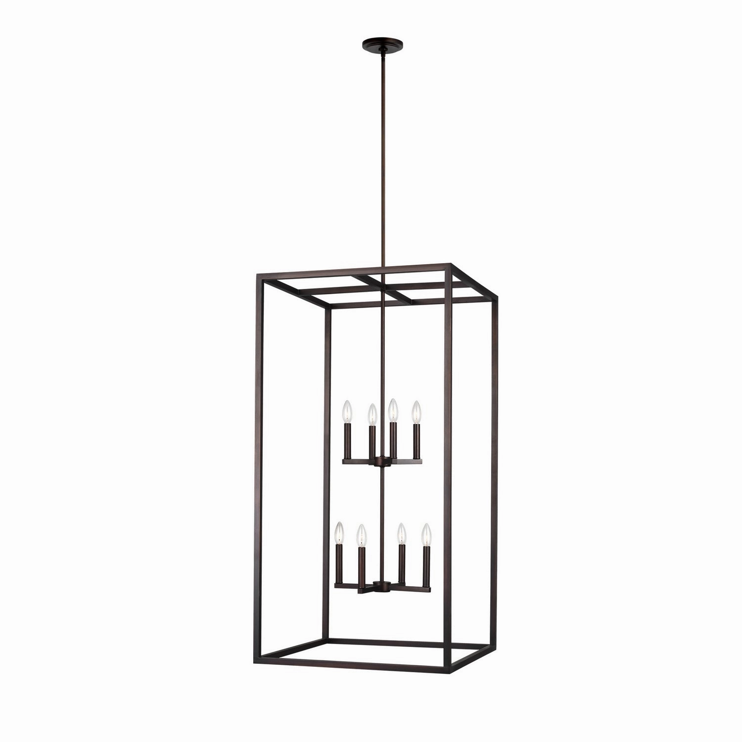 Moffet Street Eight Light Hall / Foyer Pendant Bronze Ceiling Lights Lighting free shipping