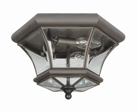 Monterey Three Light Outdoor Ceiling Mount Bronze Outdoor Ceiling Mount Lighting hot sale