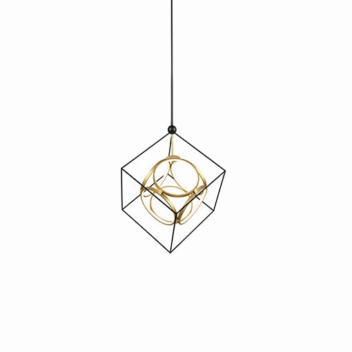 Monza LED Chandelier Black/Antique Brass Ceiling Lights Lighting best price