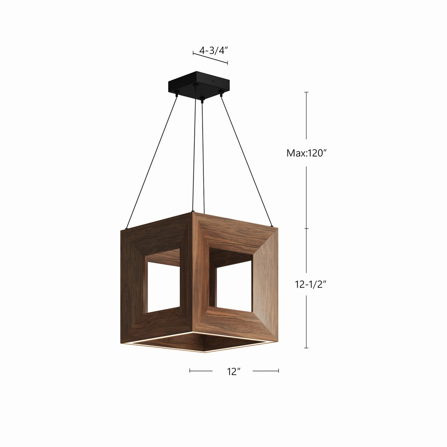 Morina LED Pendant Walnut Energy-saving Ceiling Lights store