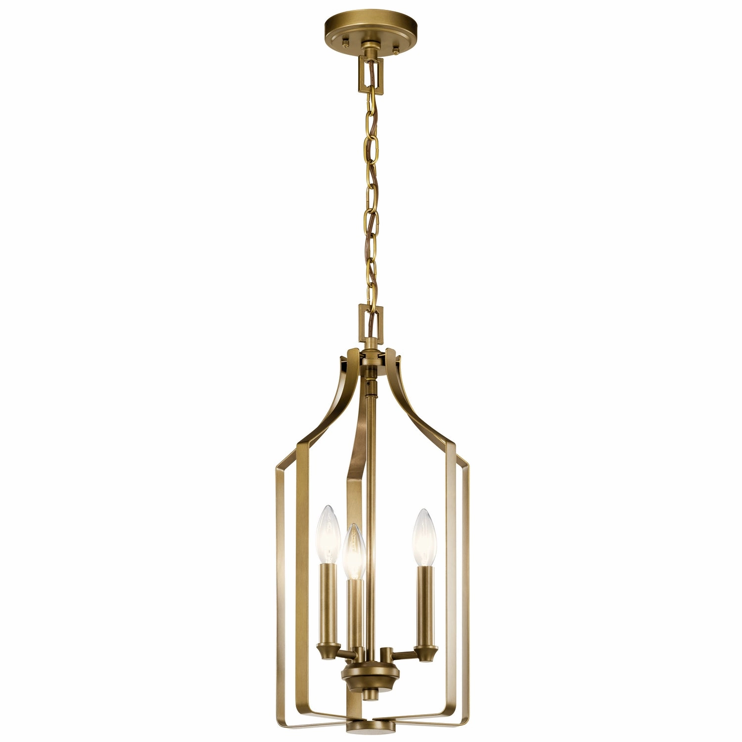 Morrigan Three Light Pendant Natural Brass Ceiling Lights Lighting best price