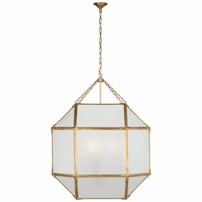 Morris LED Lantern Gilded Iron Ceiling Lights Lighting free shipping
