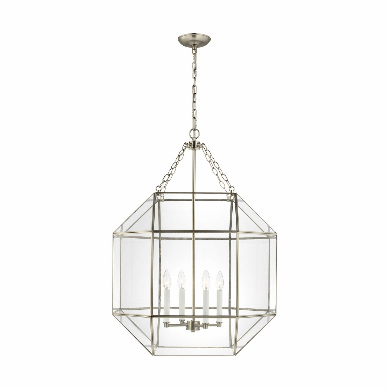Morrison Four Light Lantern Antique Brushed Nickel Ceiling Lights Lighting free shipping