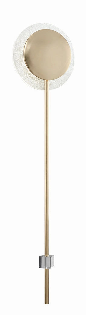 Moscato One Light Wall Sconce Gold Leaf Elegant Wall Lights clearance