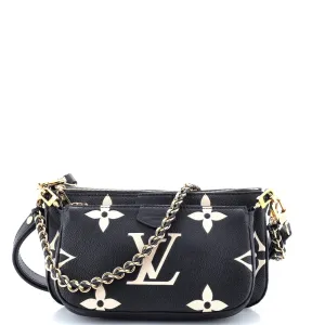 Multi Pochette Accessoires Bicolor Monogram Empreinte Giant