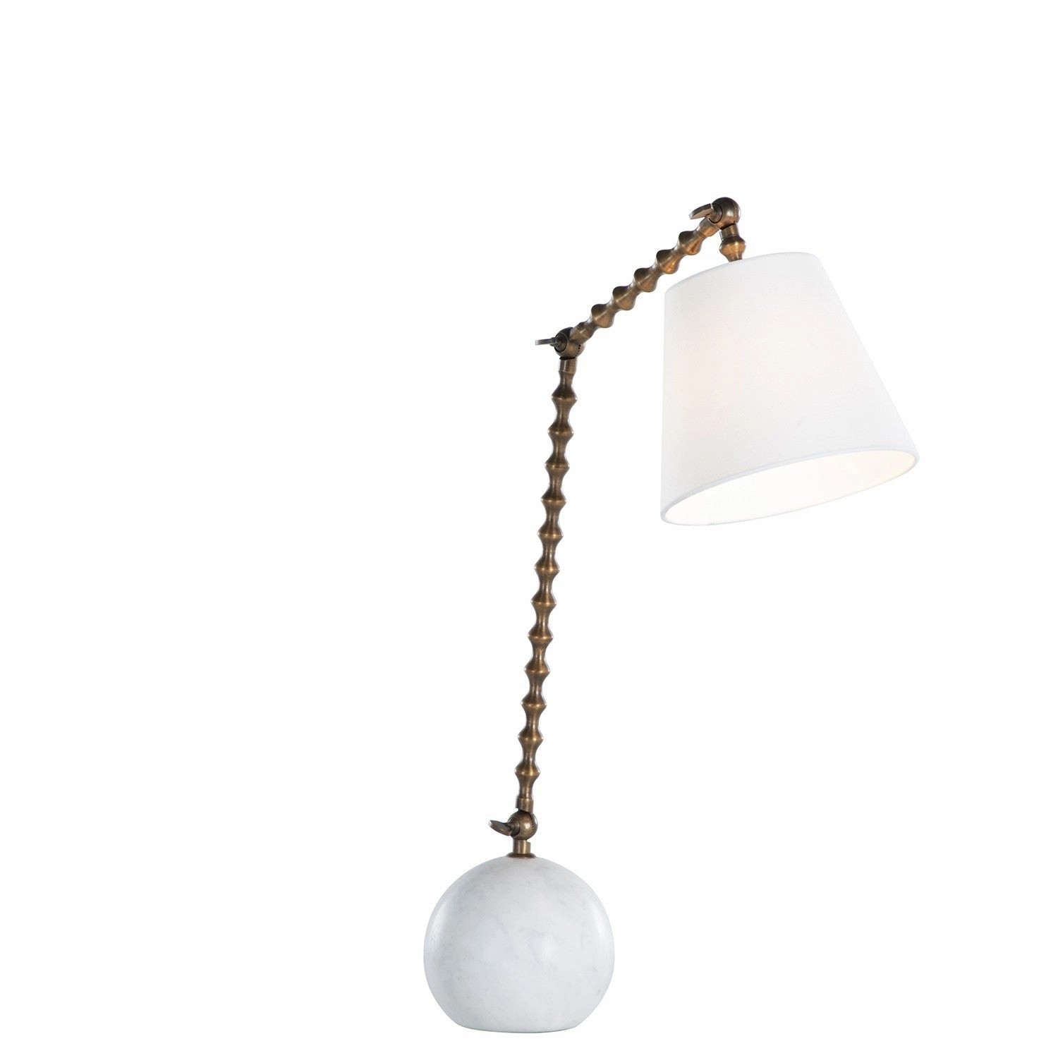 Nadine One Light Task Lamp Antique Brass Finish/Natural Alabaster Desk Lamps Lighting sale online