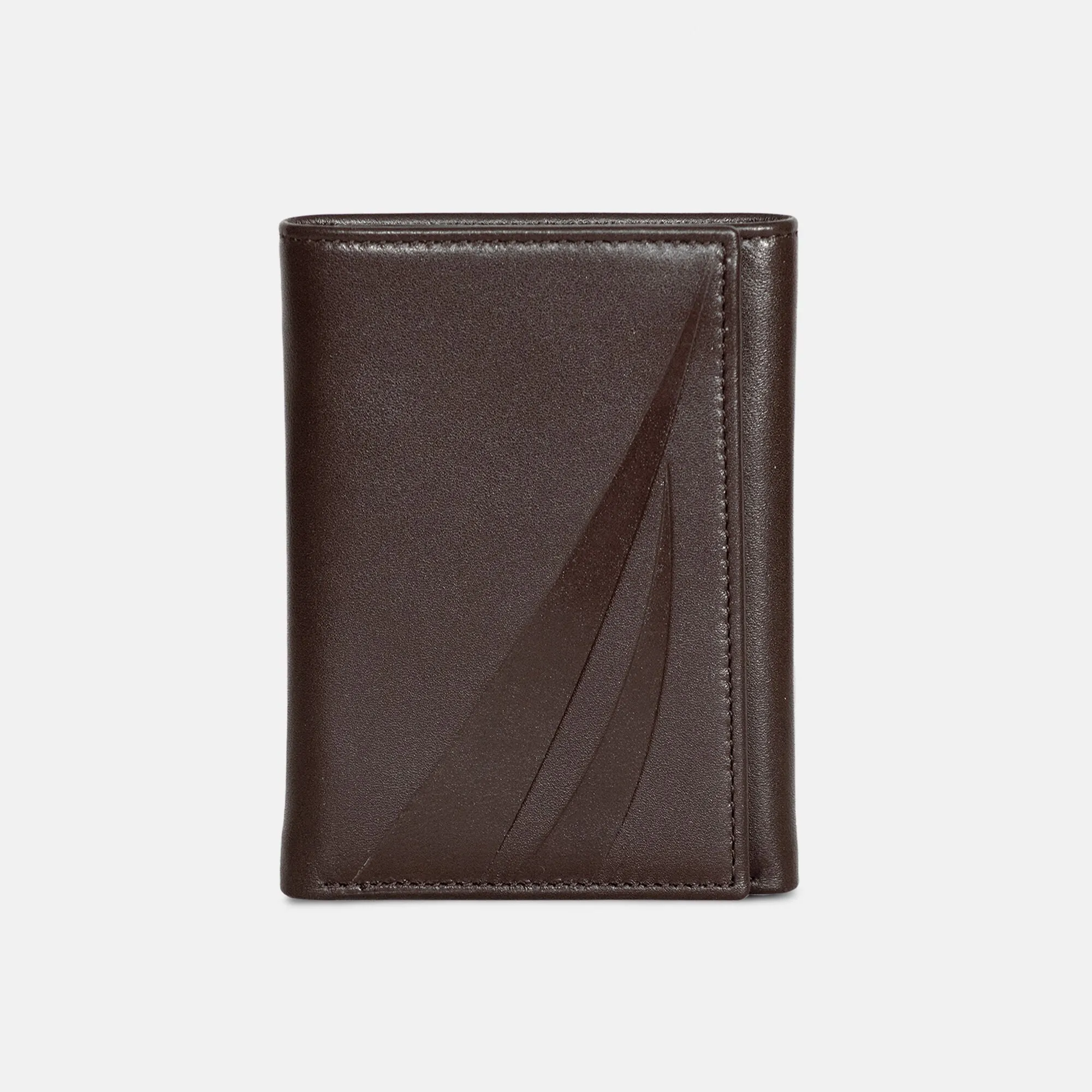 Nautica Mens Leather Trifold Wallet