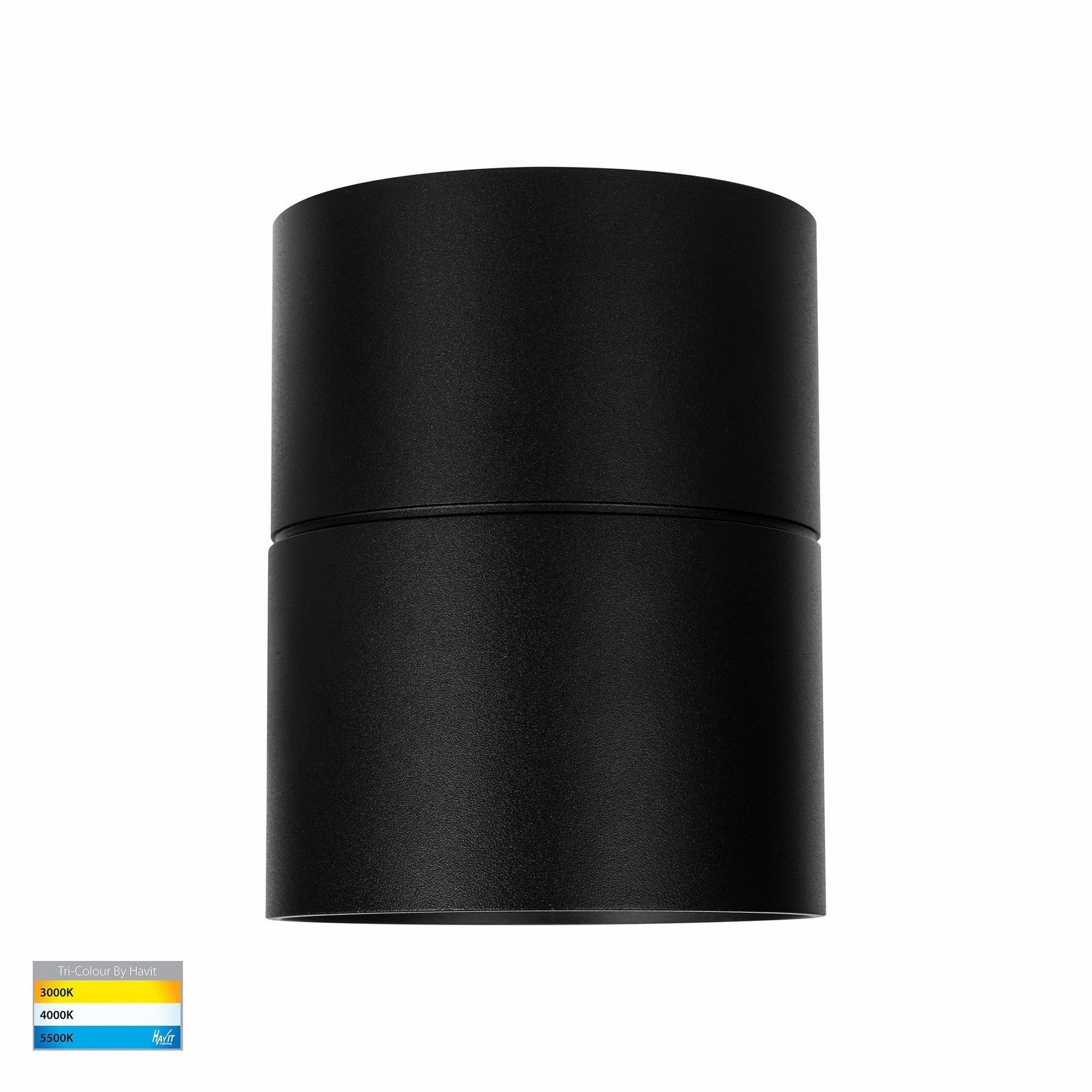 Nella 12v 12w 120 3CCT Black Surface Mount Downlight C/W Extension Exterior Down Lights clearance